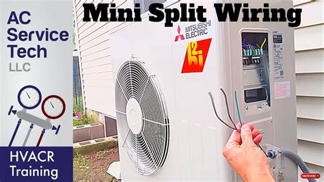 mini split wiring instructions